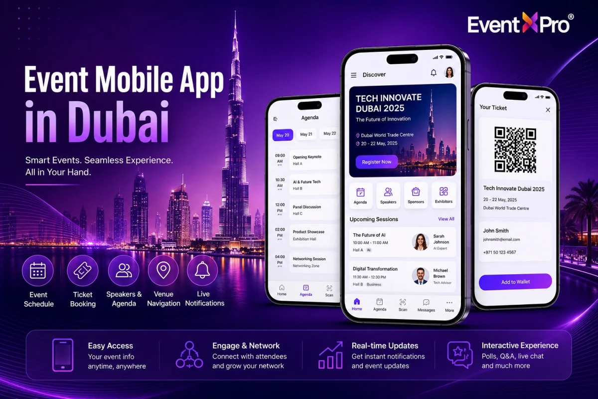 Event Mobile App in Dubai